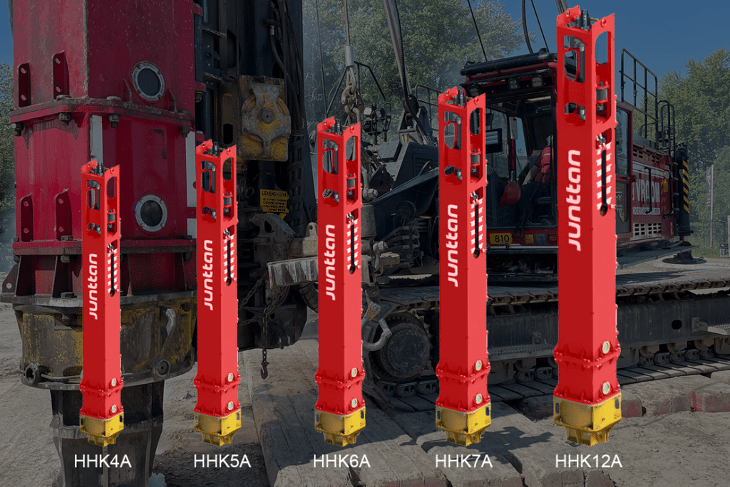 Hydraulic impact hammers Junttan
